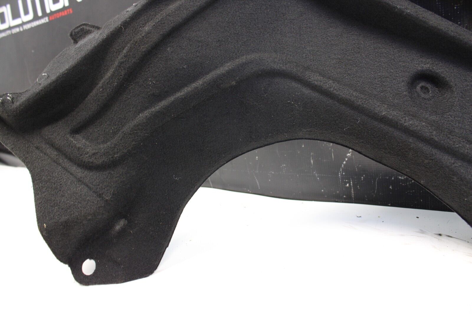 2013 NISSAN R35 GTR DBA TRUNK CARPET PANEL LINER TRIM BLACK LH DRIVER SIDE