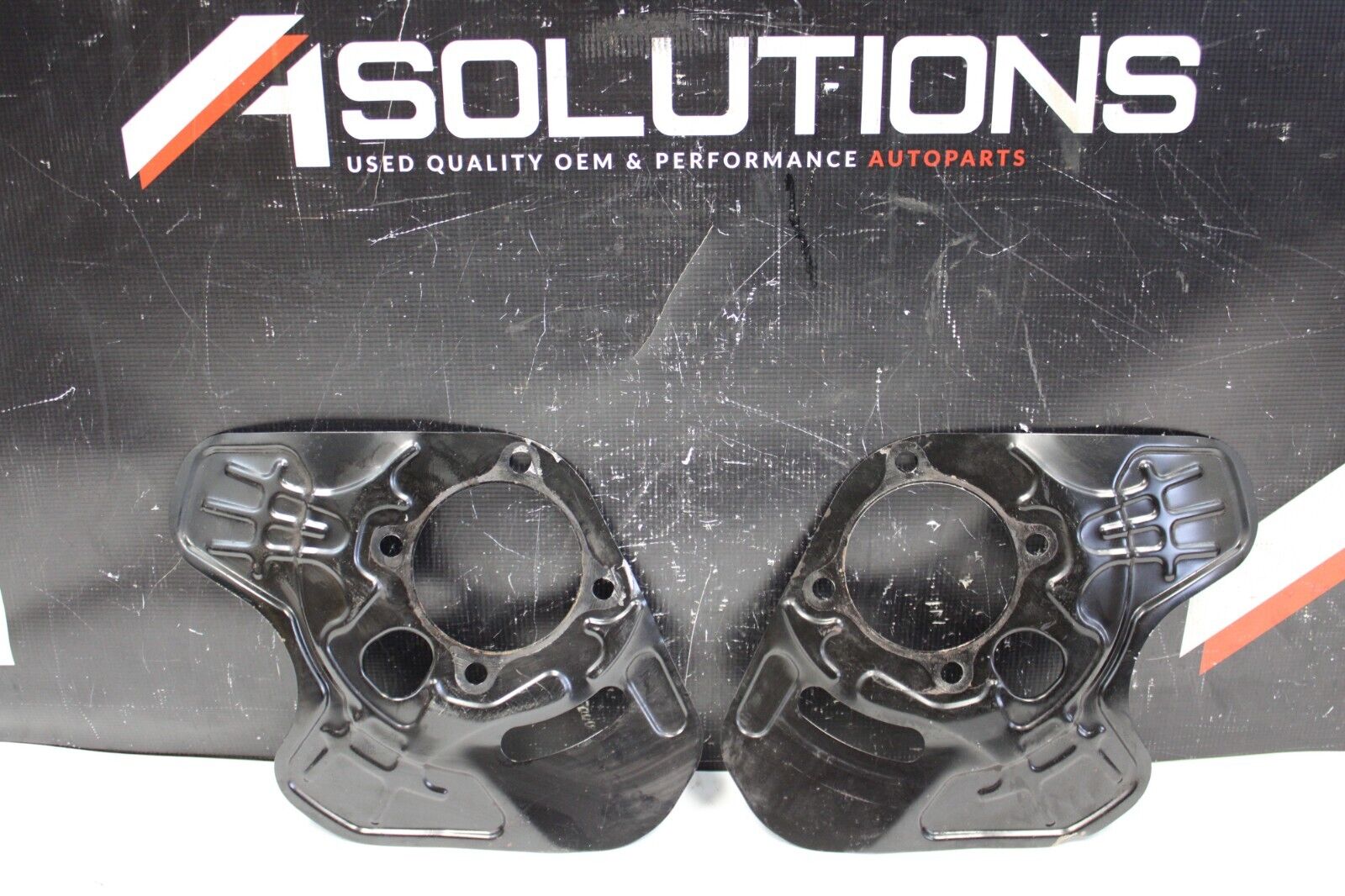 2009 - 2020 NISSAN GTR GT-R R35 BRAKE DUST SHIELDS REAR PAIR OEM