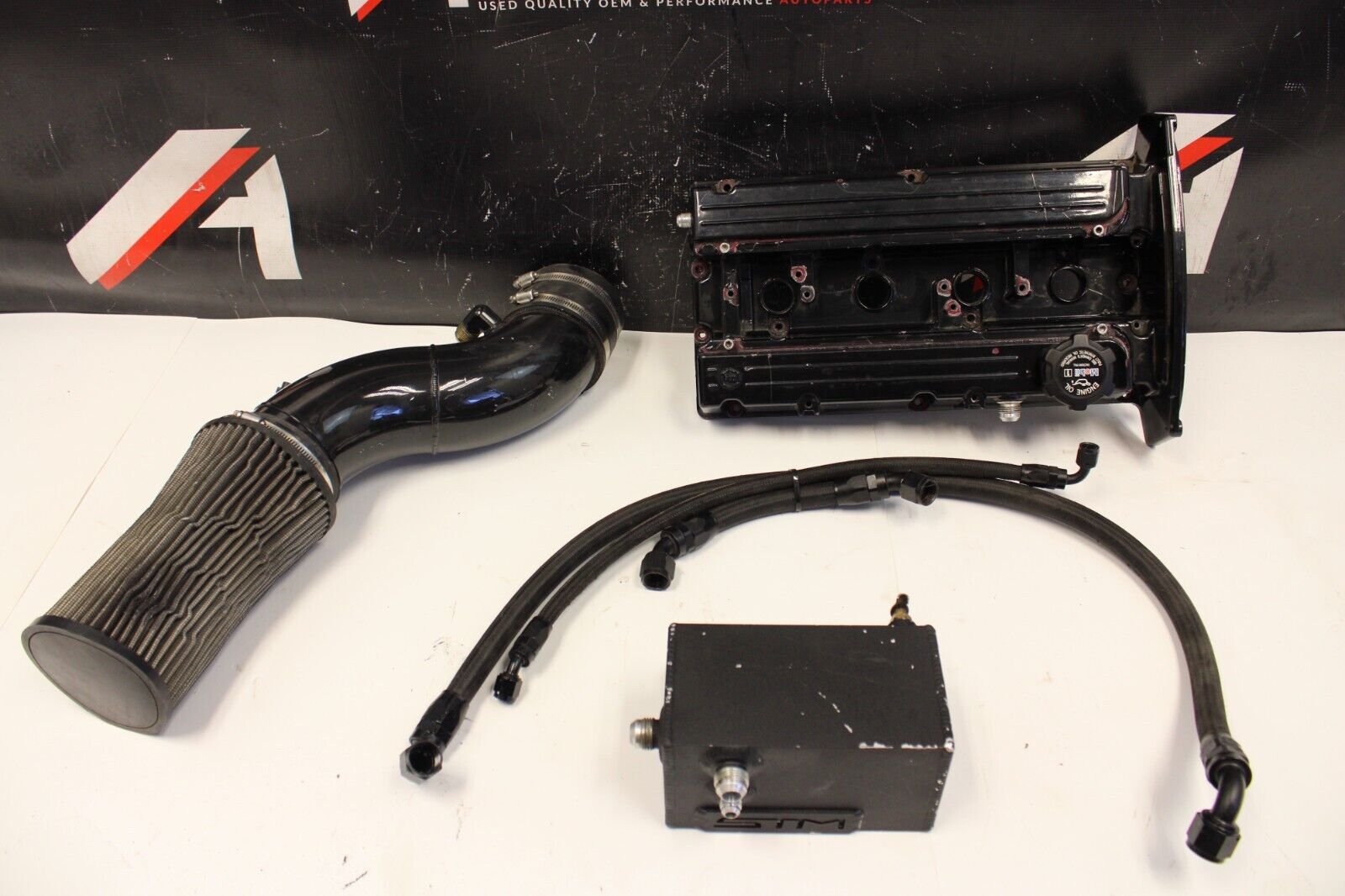 03-06 Mitsubishi Evo 8 9 STM Speed Density Intake W STM Catch Can OE Valve Cover