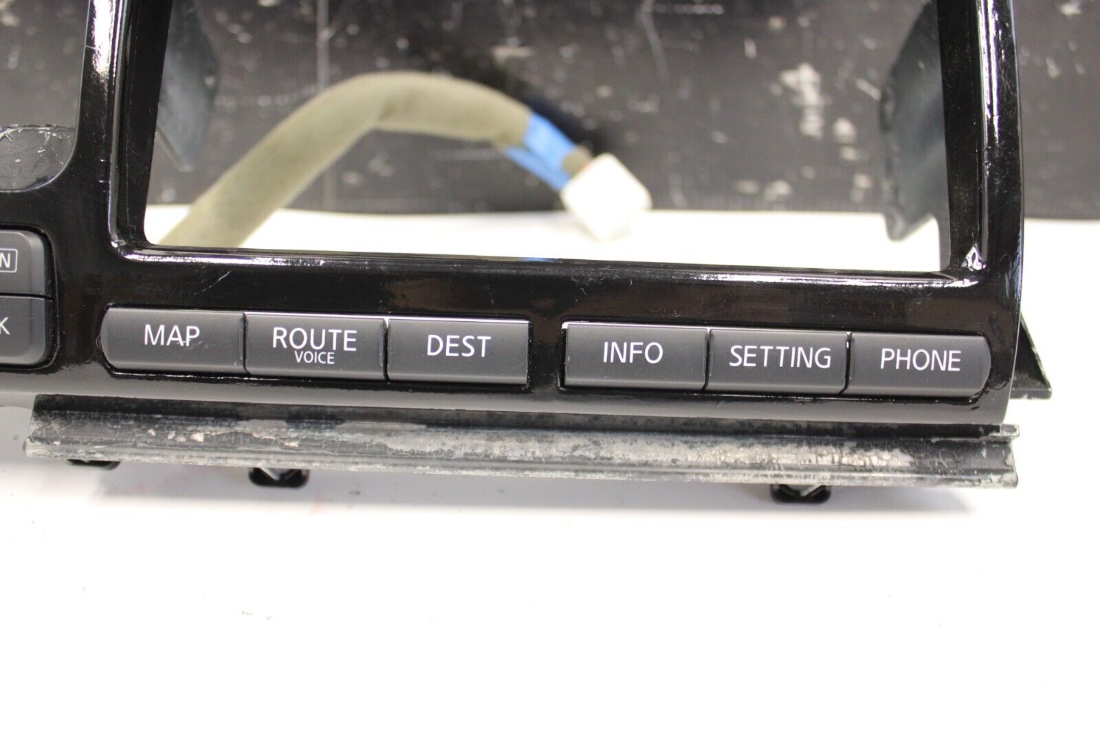 2010 NISSAN R35 GTR DBA GPS RADIO NAVIGATION Controls Bezel Trim