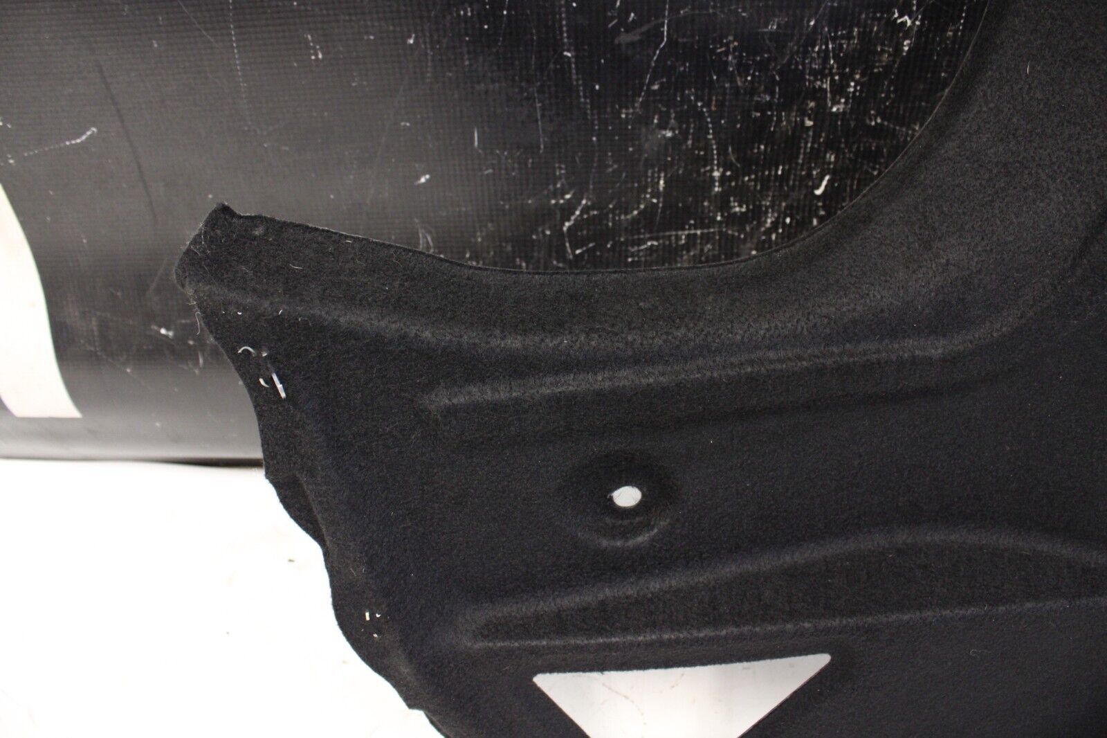 2013 NISSAN R35 GTR DBA TRUNK CARPET PANEL LINER TRIM BLACK LH DRIVER SIDE