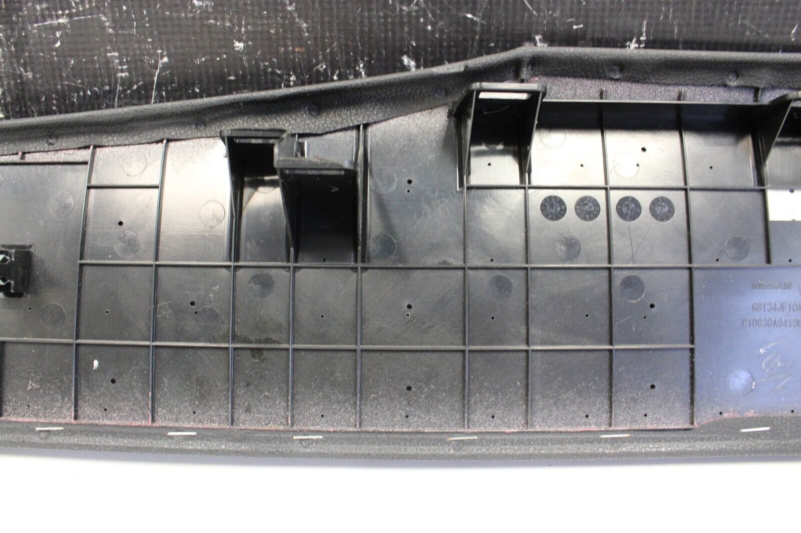 2014 Nissan GT-R RH Passenger Side Console Trim Panel 68134-Jf10