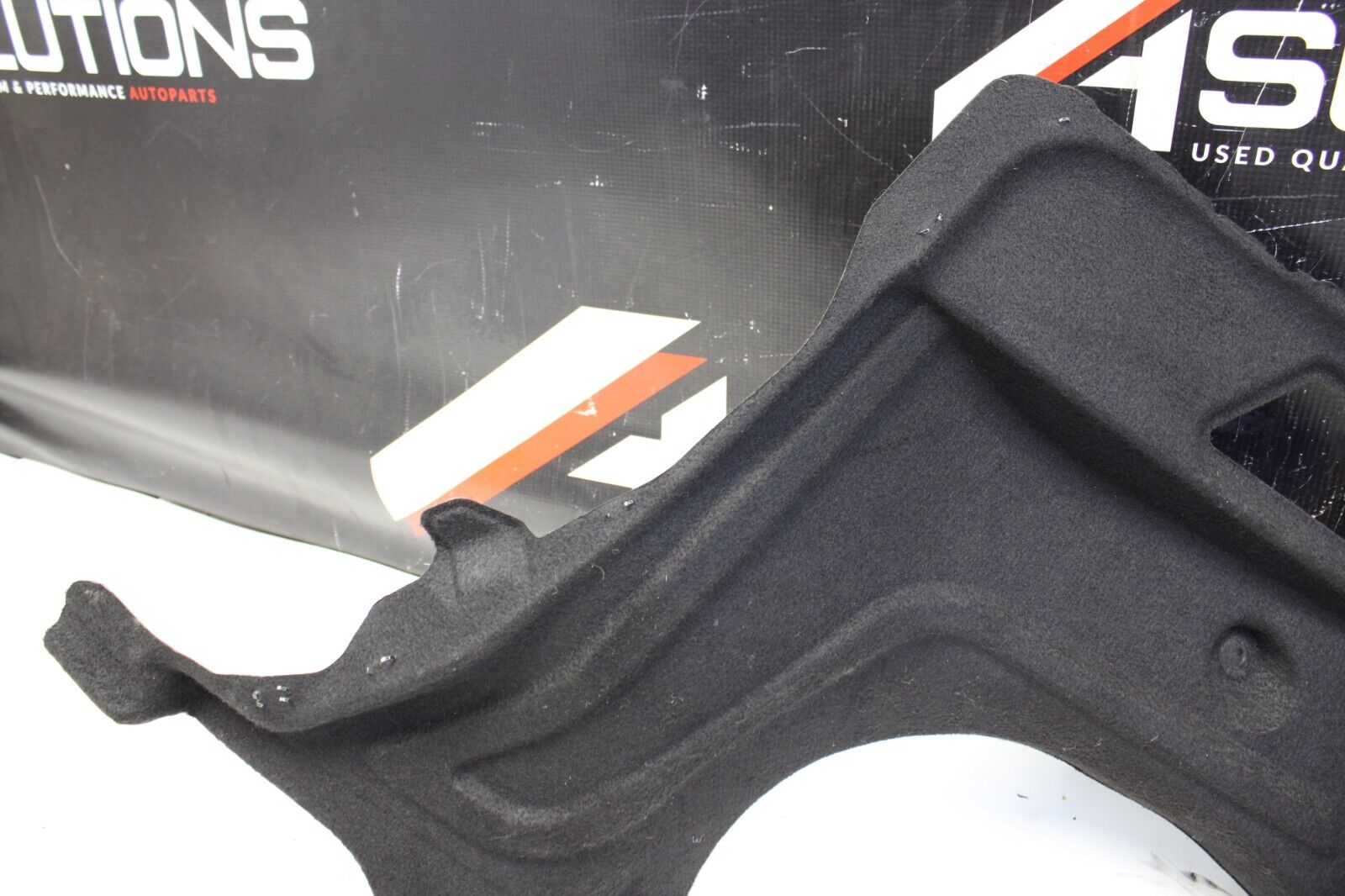 2013 NISSAN R35 GTR DBA TRUNK CARPET PANEL LINER TRIM BLACK LH DRIVER SIDE
