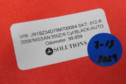 2007-8 Nissan 350Z Z33 BCM Body Control Module Unit 284B1EV00A