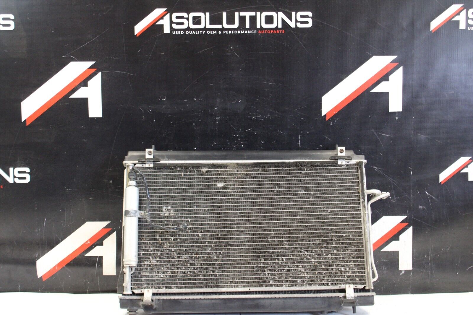 2007-2008 Nissan 350z VQ35HR A/T Auto Trans Radiator Condenser Assembly OEM