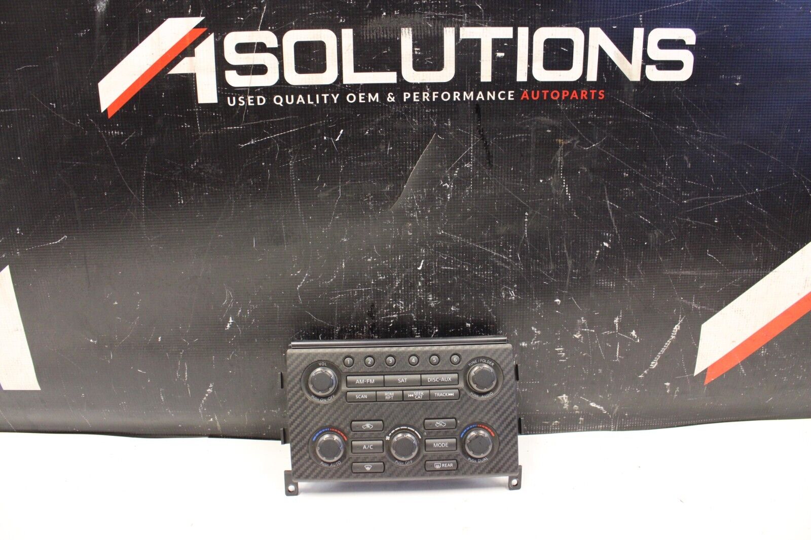 2014 NISSAN GT-R GTR R35 VR38 OEM A/C RADIO CONTROL PANEL DBA