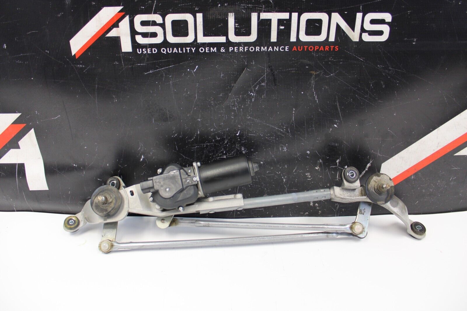 2013 NISSAN R35 GTR DBA WINDSHIELD WIPER MOTOR LINKAGE ASSEMBLY OEM GT-R