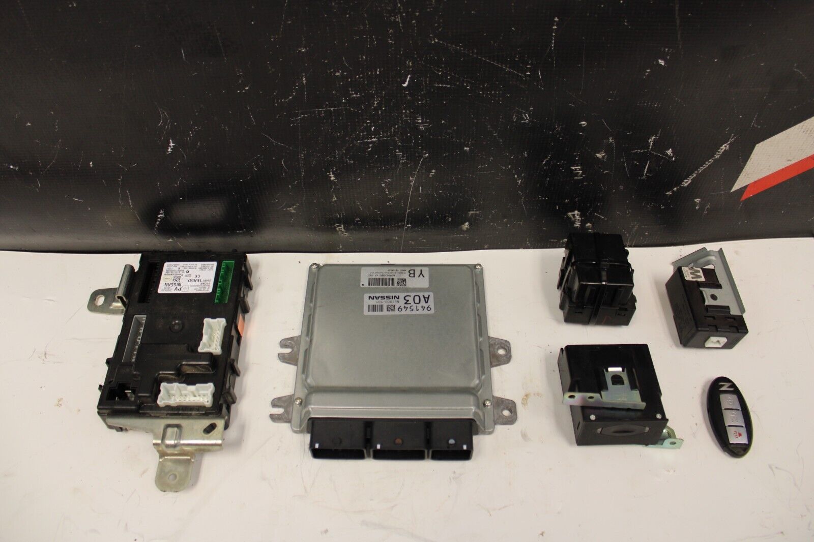 2011 NISSAN 370Z NISMO Z34 COUPE AUTOMATIC IGNITION SWITCH IMMOBILIZER ECU SET