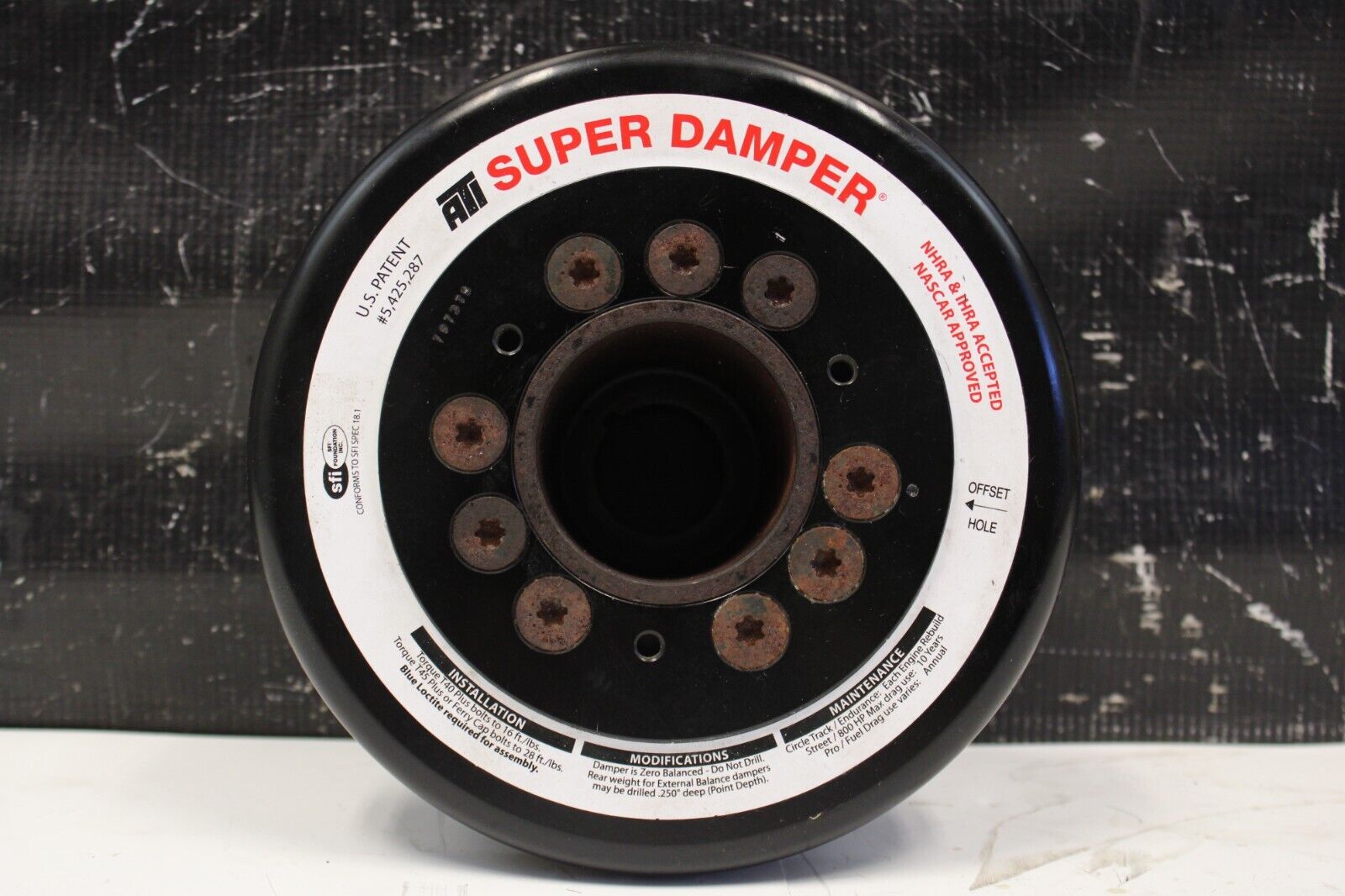 2009+ Nissan VR38DETT R35 GTR ATI Super Damper Crank Pulley 918641