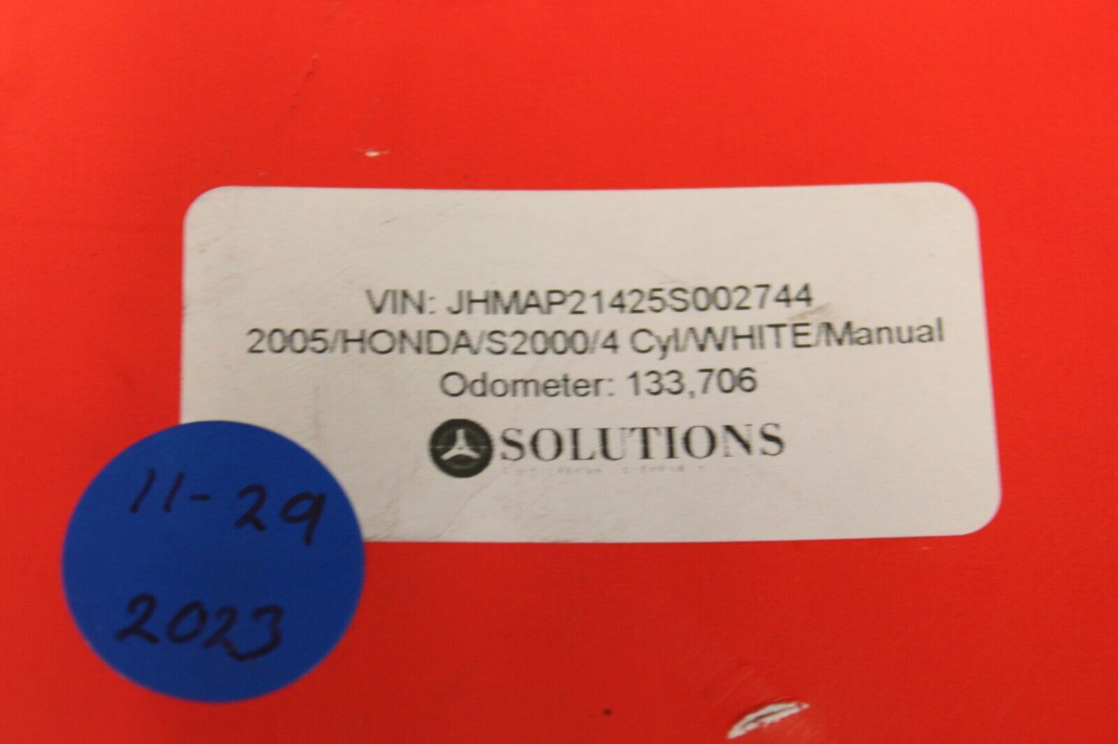 2005 Honda S2000 Alternator AP2 Used OEM