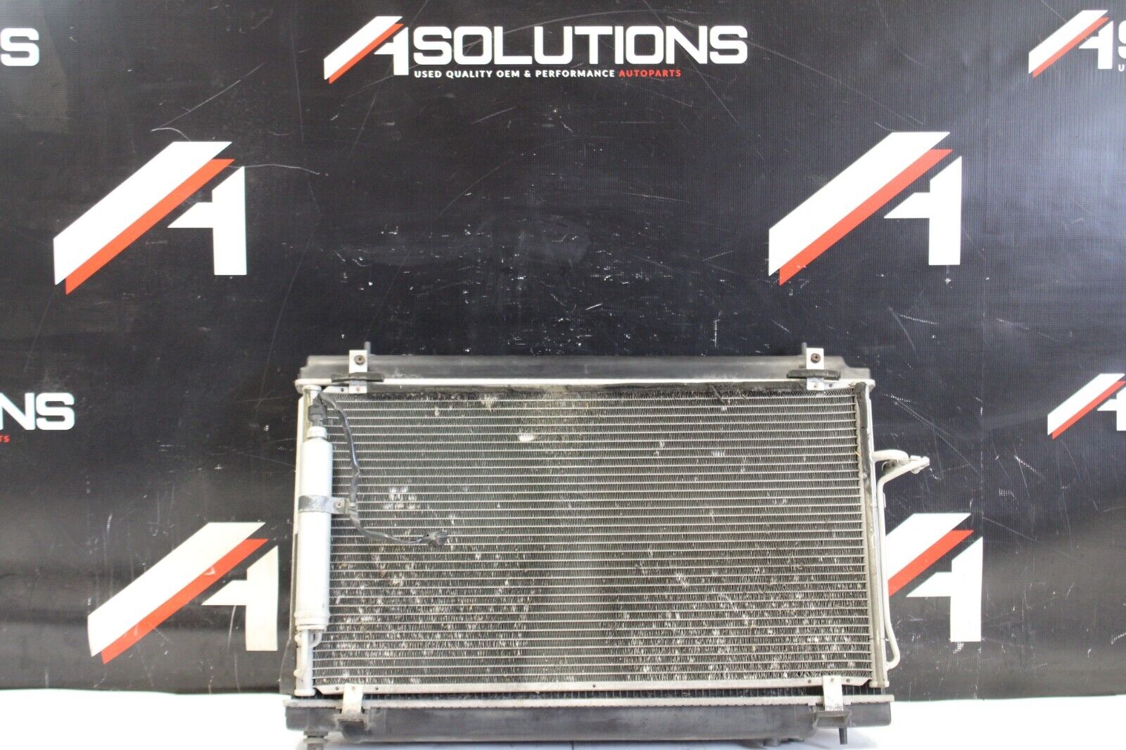 2007-2008 Nissan 350z VQ35HR A/T Auto Trans Radiator Condenser Assembly OEM