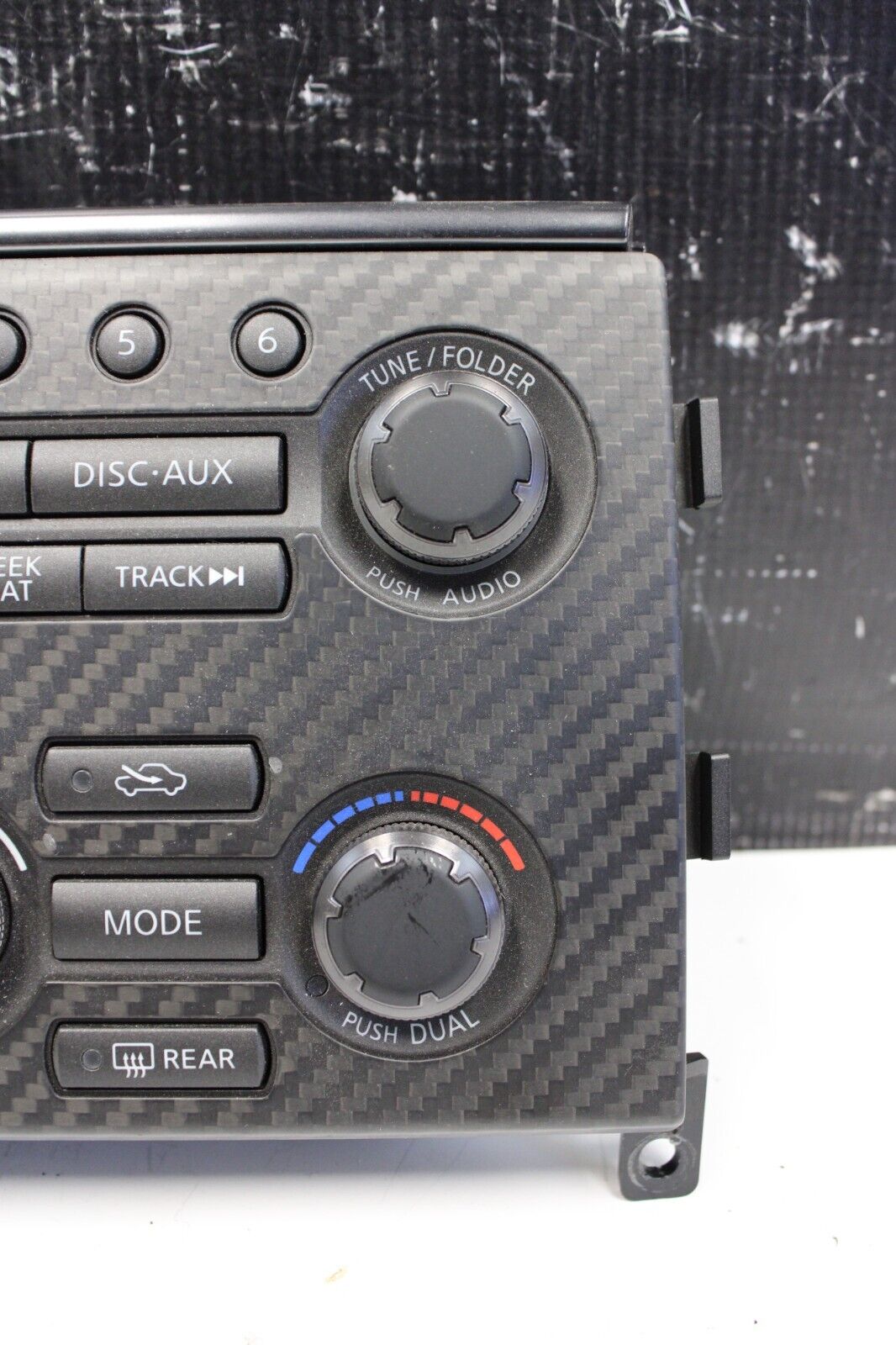 2014 NISSAN GT-R GTR R35 VR38 OEM A/C RADIO CONTROL PANEL DBA