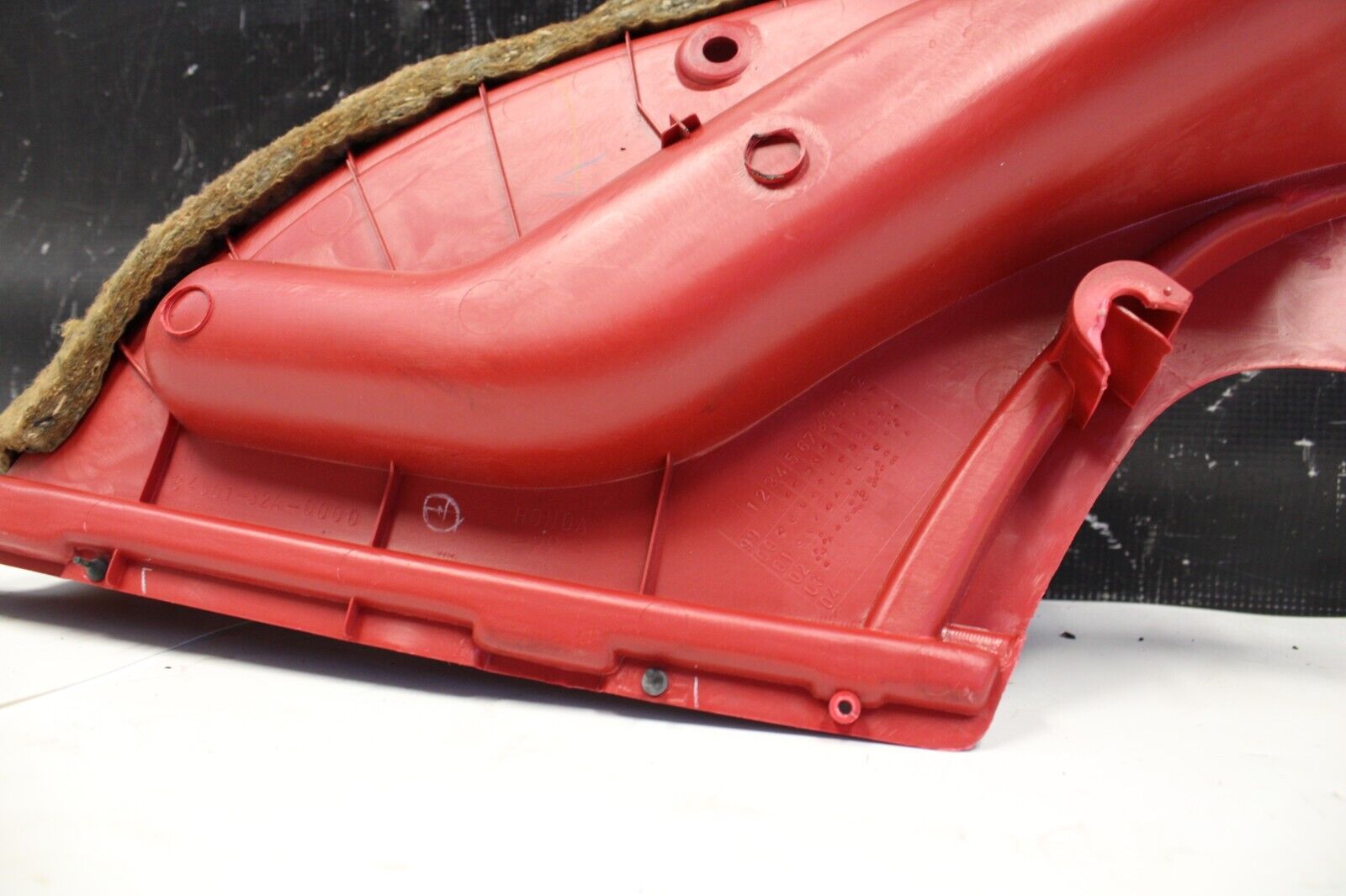 2000-2009 Honda S2000 Soft Top Right Side Interior Trim OEM RED