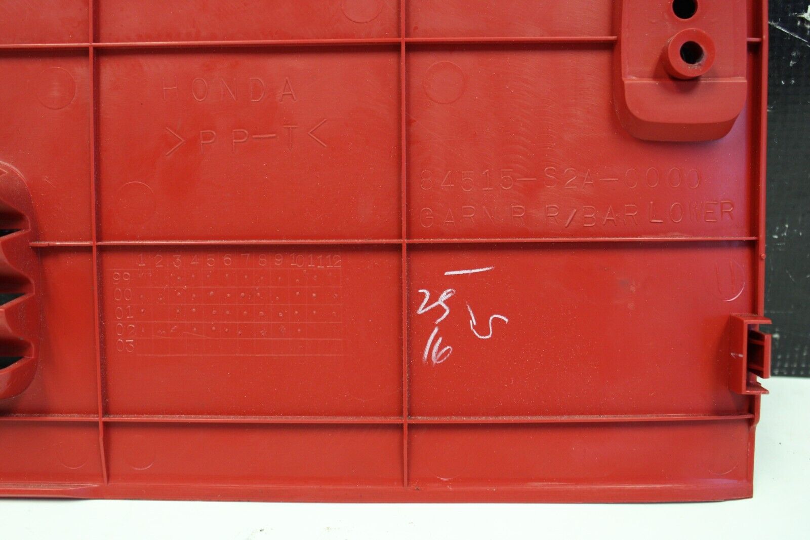 2000-2009 Honda S2000 Right Passenger Side Vent Panel Trim RED