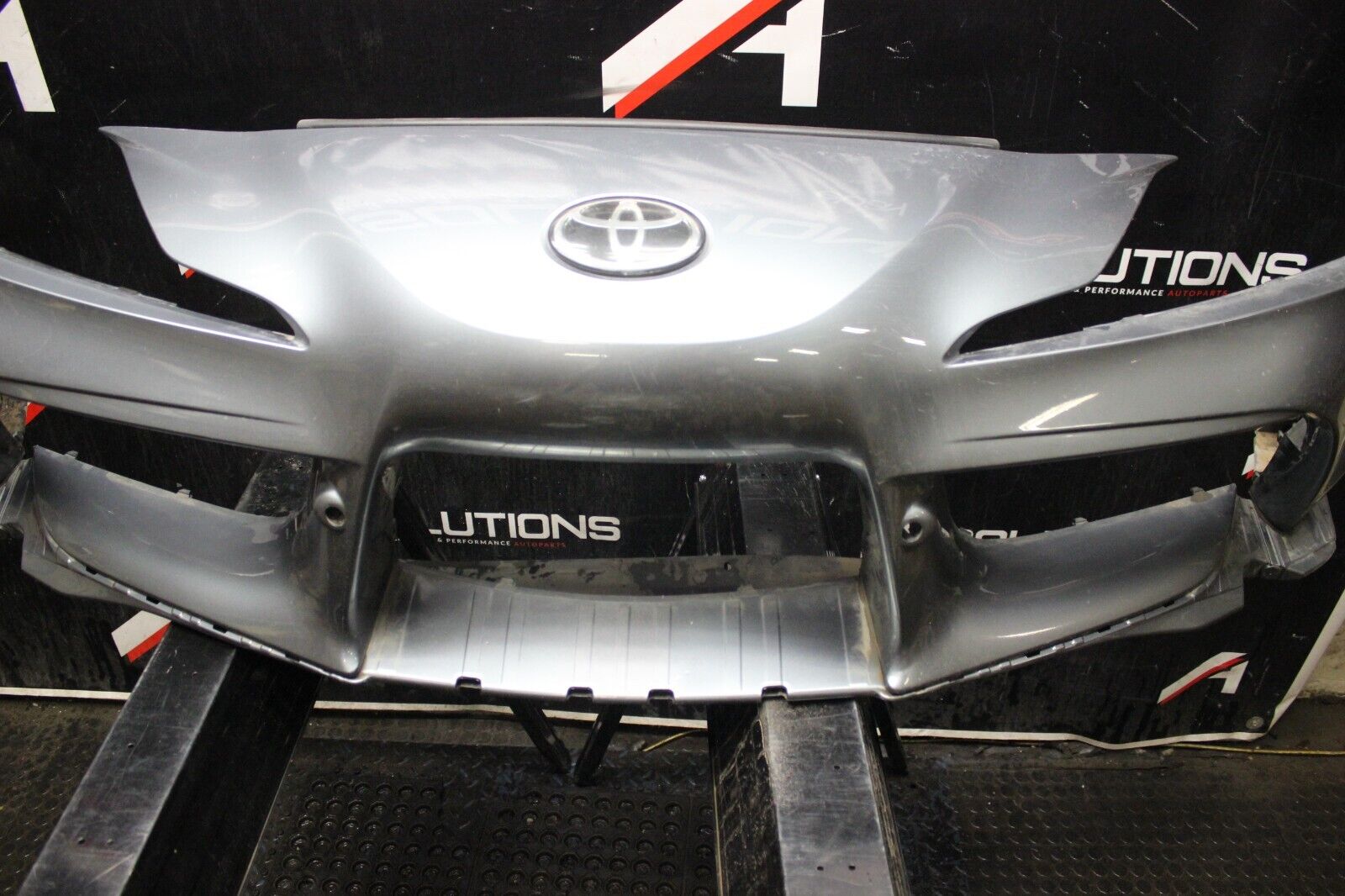 2020-2024 TOYOTA SUPRA GR A90 A91 OEM FRONT BUMPER COVER W/ SENSORS *DAMAGE*