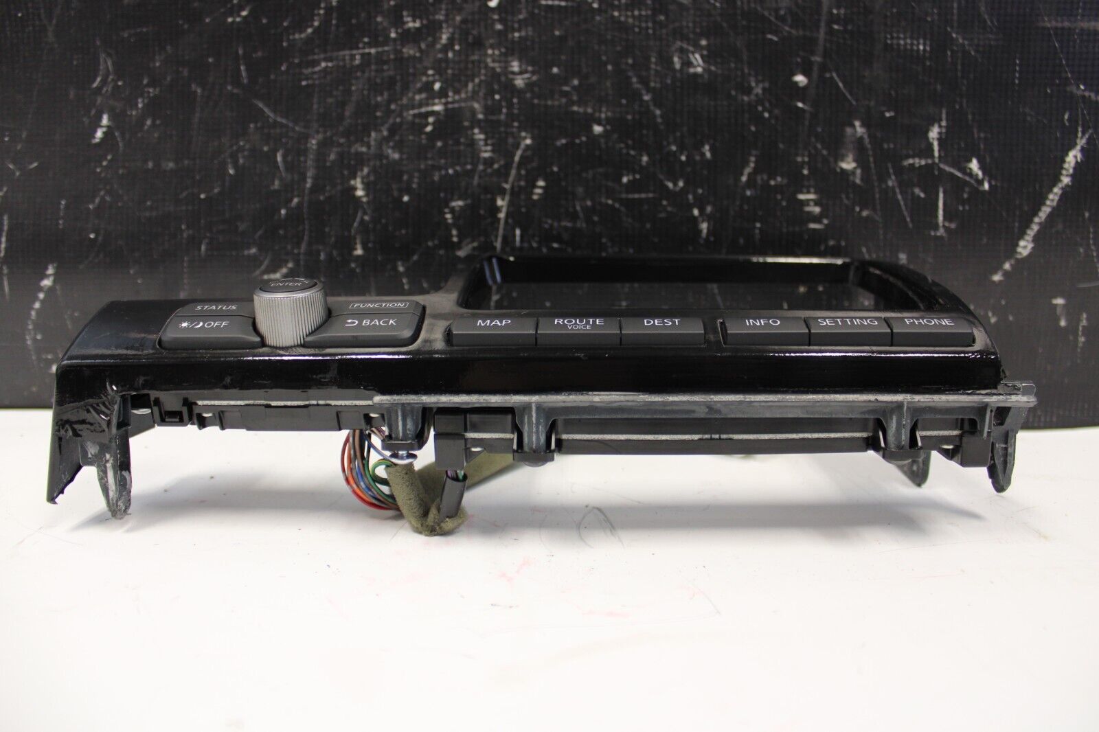 2010 NISSAN R35 GTR DBA GPS RADIO NAVIGATION Controls Bezel Trim