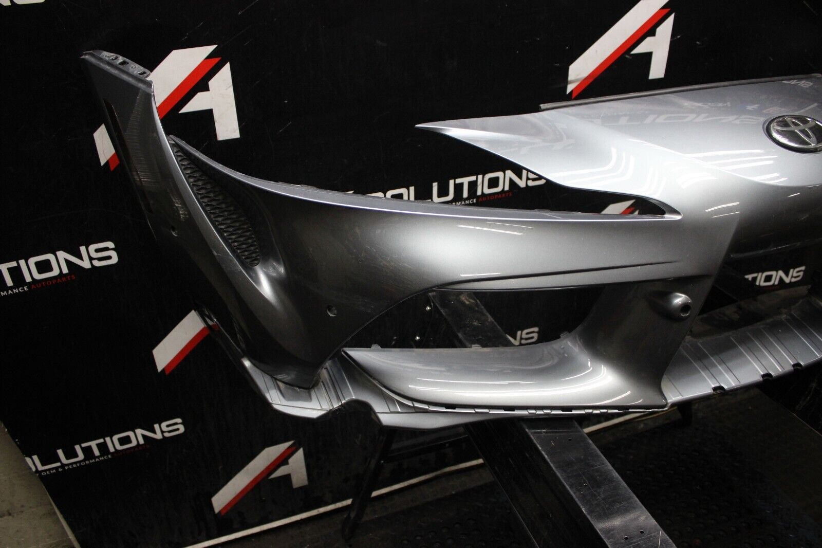 2020-2024 TOYOTA SUPRA GR A90 A91 OEM FRONT BUMPER COVER W/ SENSORS *DAMAGE*