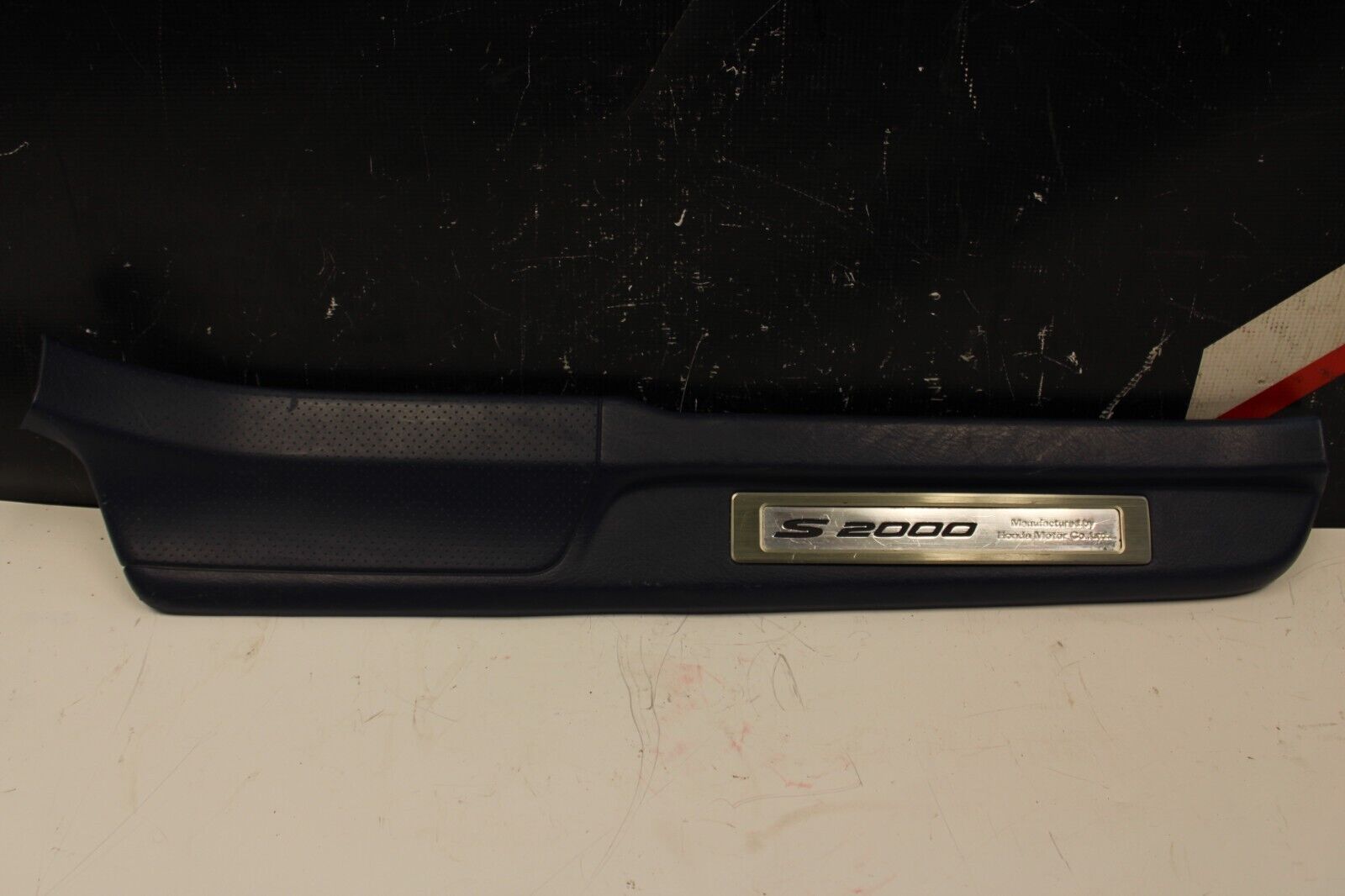 2000-2008 Honda S2000 Black RH Door Sill scuff plate OEM BLUE