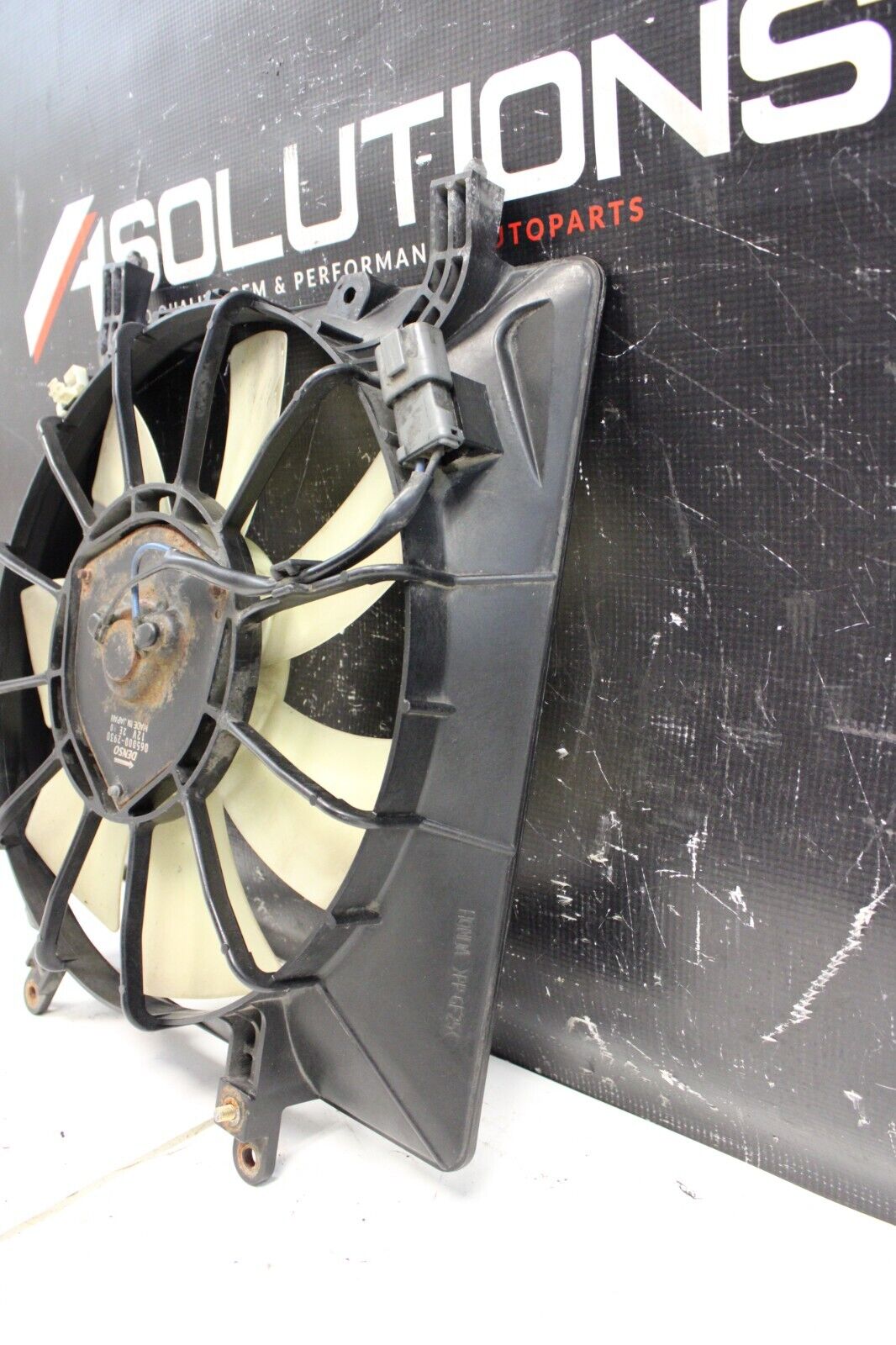 2002-2006 Acura RSX Type S Radiator Fan Motor Assembly 7 Blade OEM