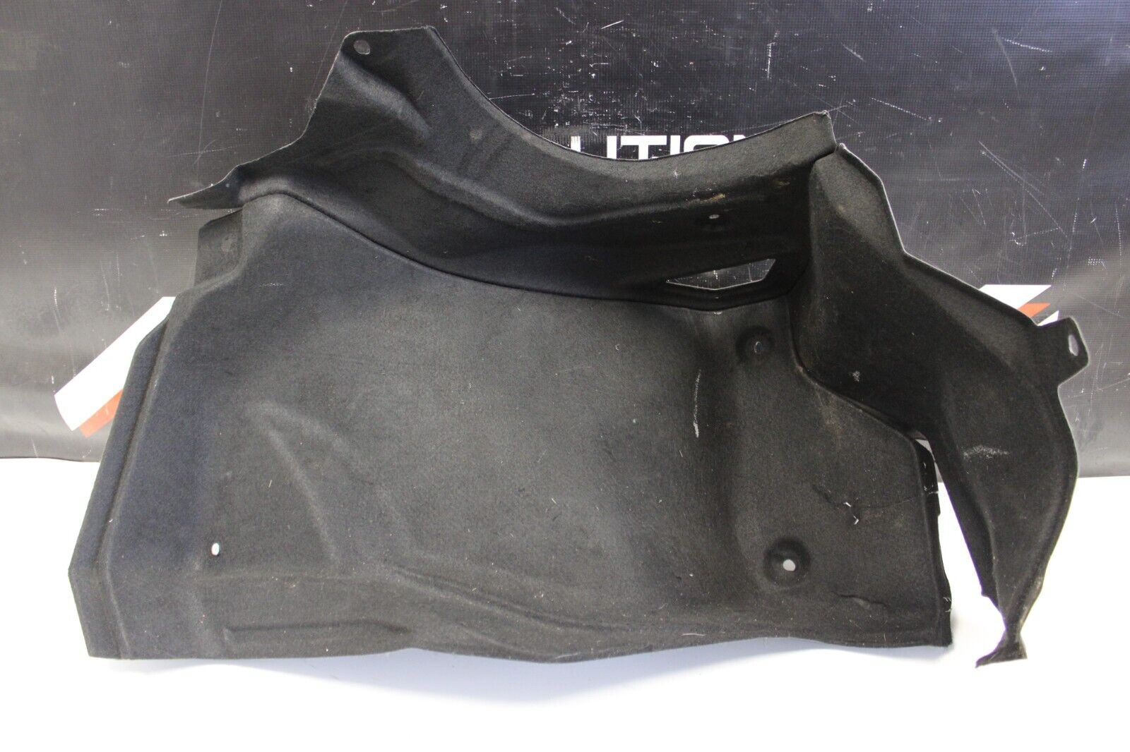 2014 NISSAN R35 GTR DBA TRUNK CARPET PANEL LINER TRIM BLACK RH Passenger Side