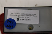 2000-2009 Honda S2000 Drive Side Master switch OEM RED