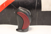 2013 NISSAN GT-R GTR R35 VR38 3.8L OEM BLACK and RED LEATHER AUTO SHIFT KNOB