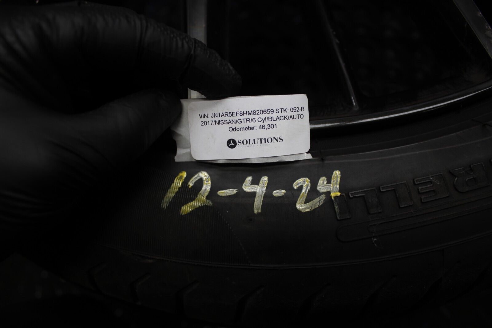 NISSAN GTR GT-R R35 REAR ALLOY WHEEL RIM OEM 20X10.5