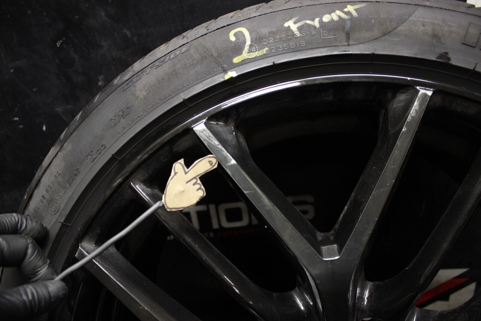 NISSAN GTR GT-R R35 FRONT ALLOY WHEEL RIM OEM 20X9.5