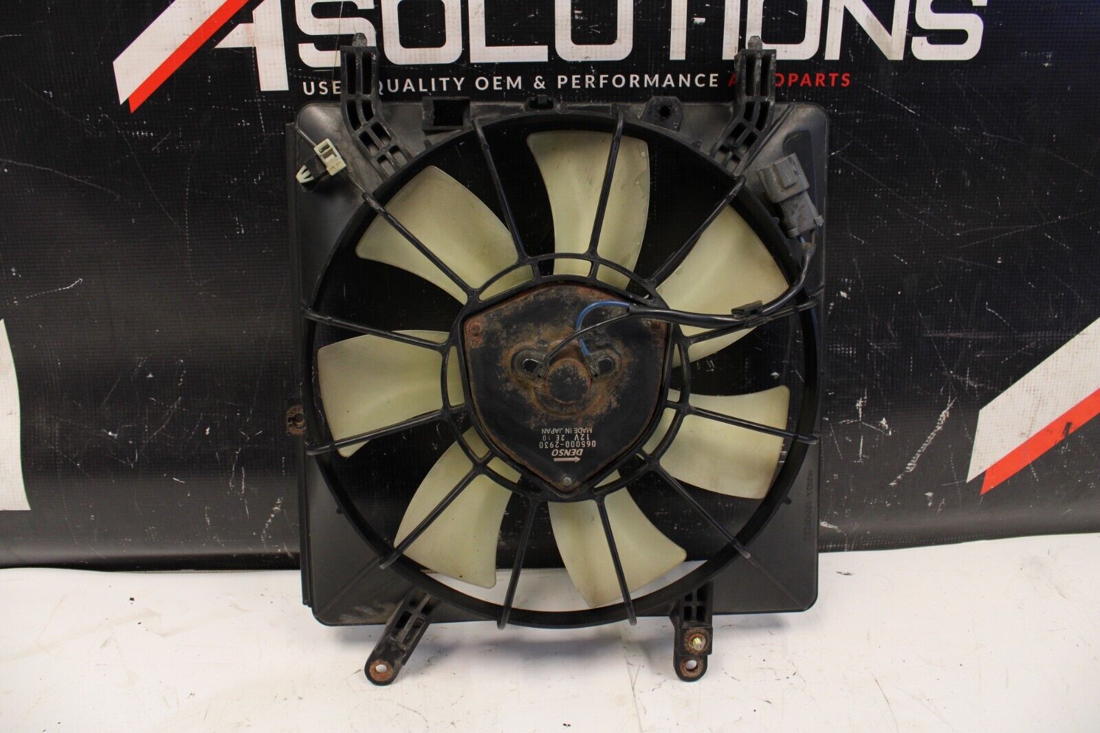 2002-2006 Acura RSX Type S Radiator Fan Motor Assembly 7 Blade OEM