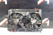 2007-2008 Nissan 350z VQ35HR A/T Auto Trans Radiator Condenser Assembly OEM