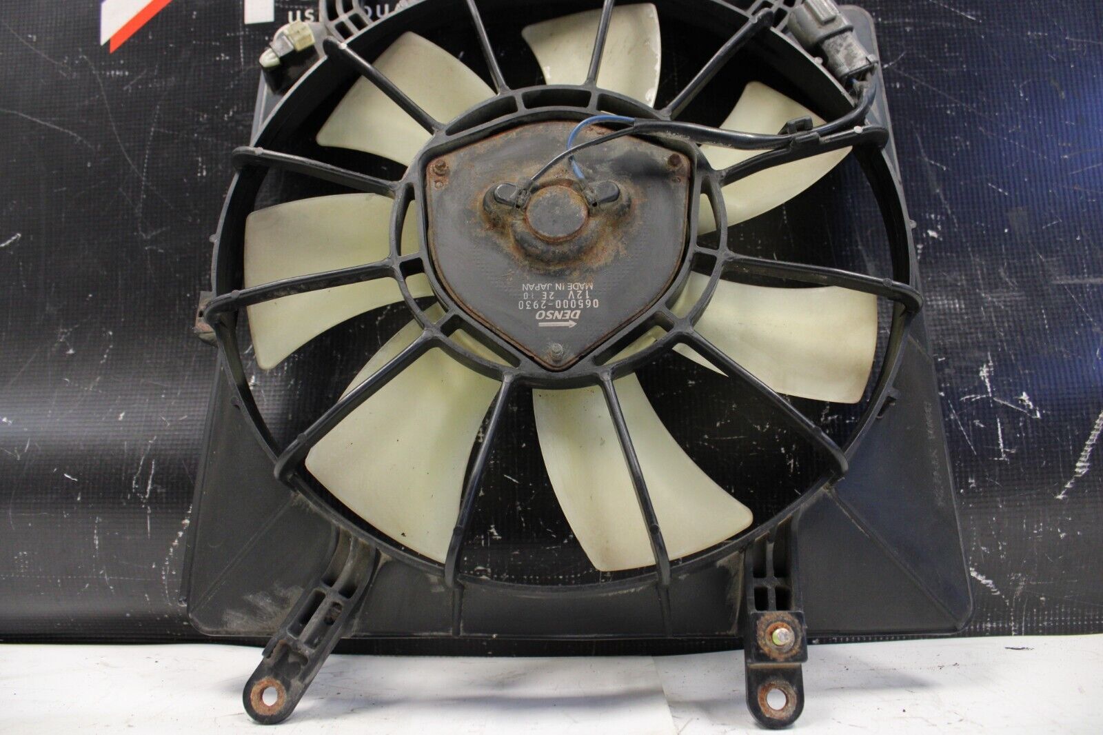 2002-2006 Acura RSX Type S Radiator Fan Motor Assembly 7 Blade OEM