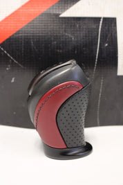 2013 NISSAN GT-R GTR R35 VR38 3.8L OEM BLACK and RED LEATHER AUTO SHIFT KNOB
