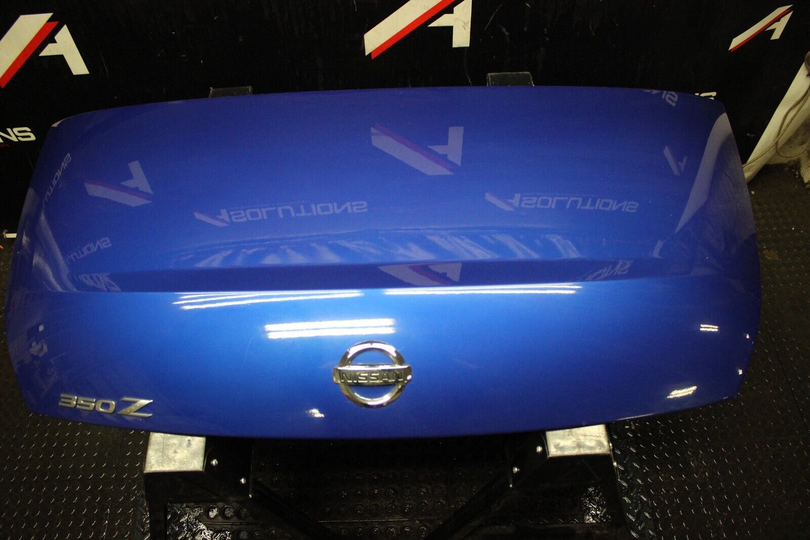 03-09 Nissan 350Z Convertible Trunk Lid Decklid Blue
