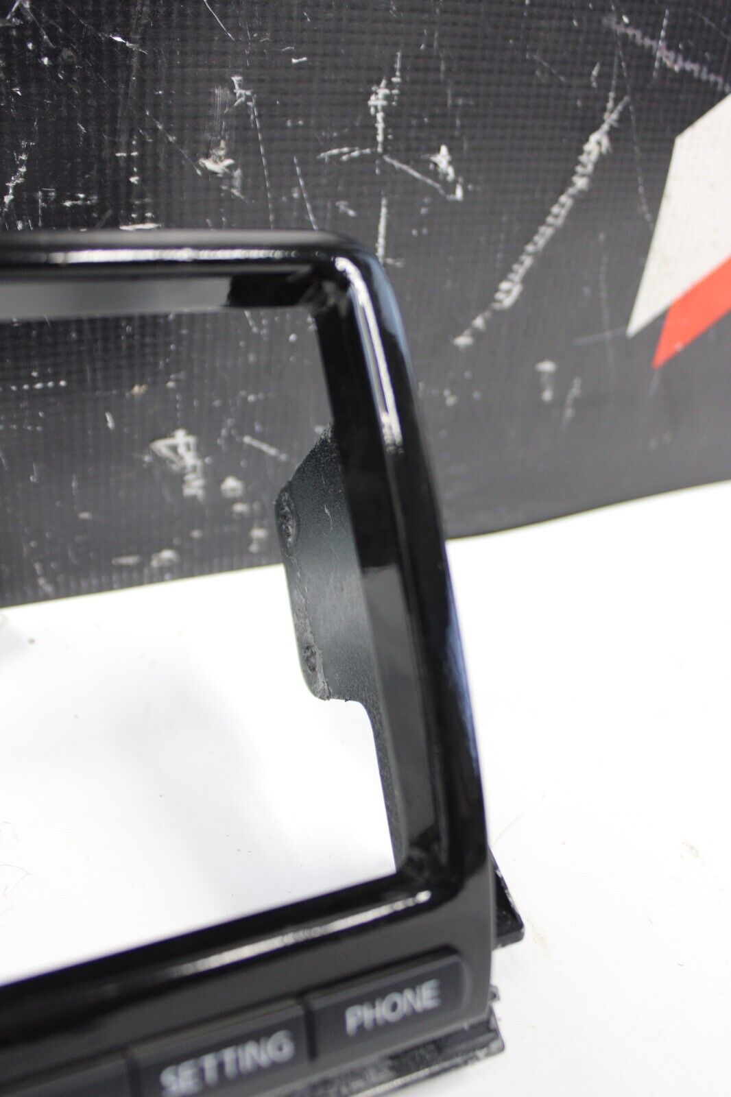 2010 NISSAN R35 GTR DBA GPS RADIO NAVIGATION Controls Bezel Trim