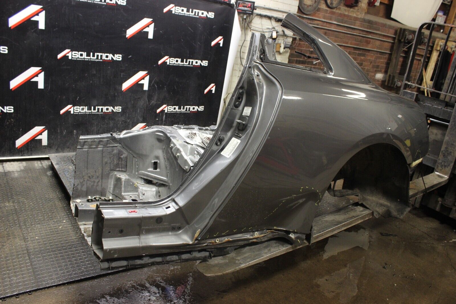 2009-2021 NISSAN GTR GT-R R35 REAR Driver LH QUARTER PANEL CUT OEM