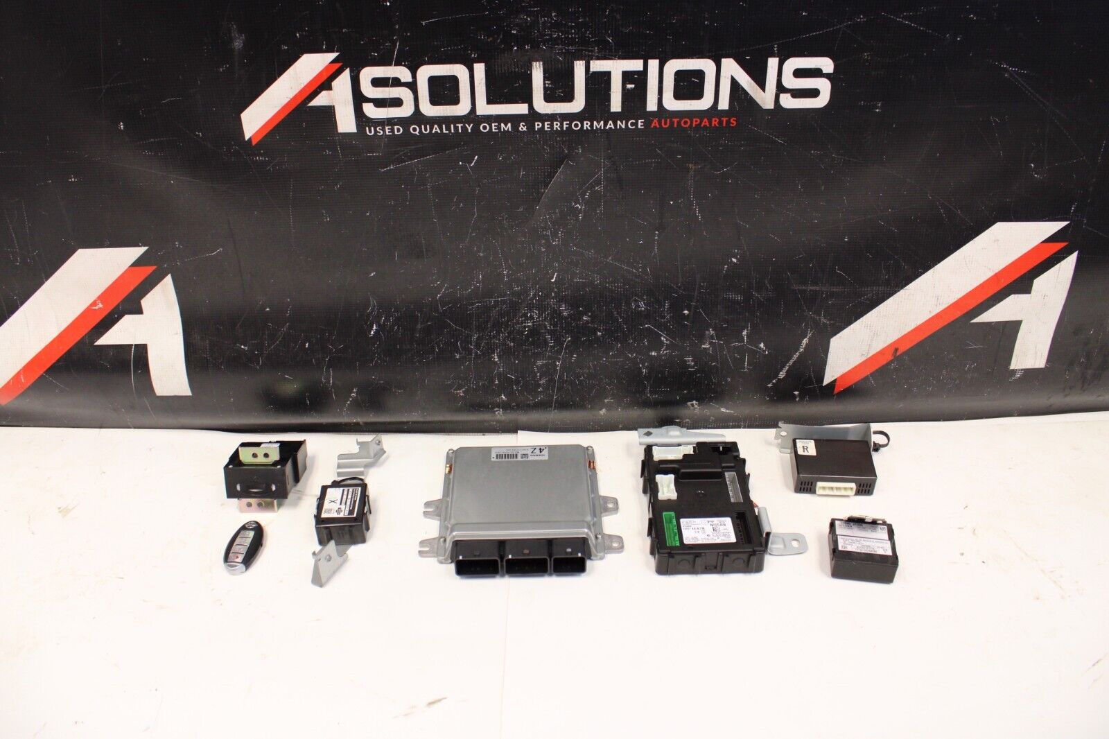 2013 NISSAN GTR R35 OEM VR38 IGNITION KEY SET IMMOBILIZER ECU COMPUTER