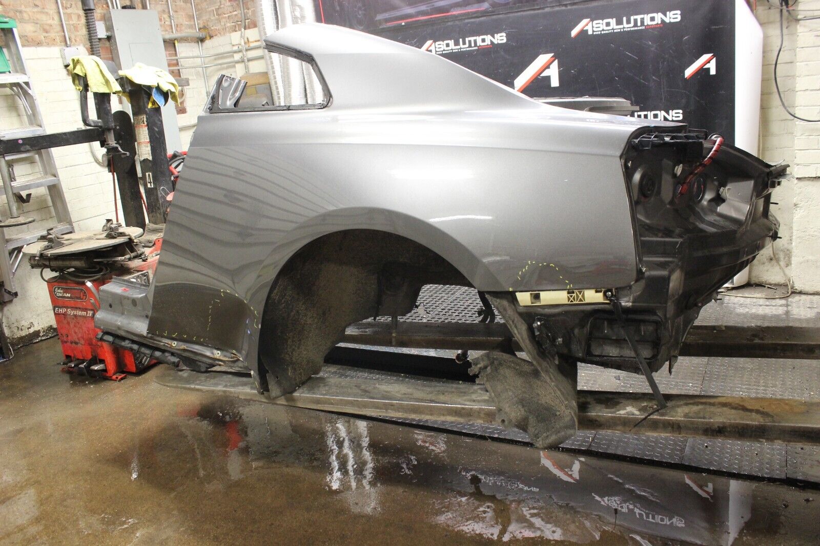 2009-2021 NISSAN GTR GT-R R35 REAR Driver LH QUARTER PANEL CUT OEM
