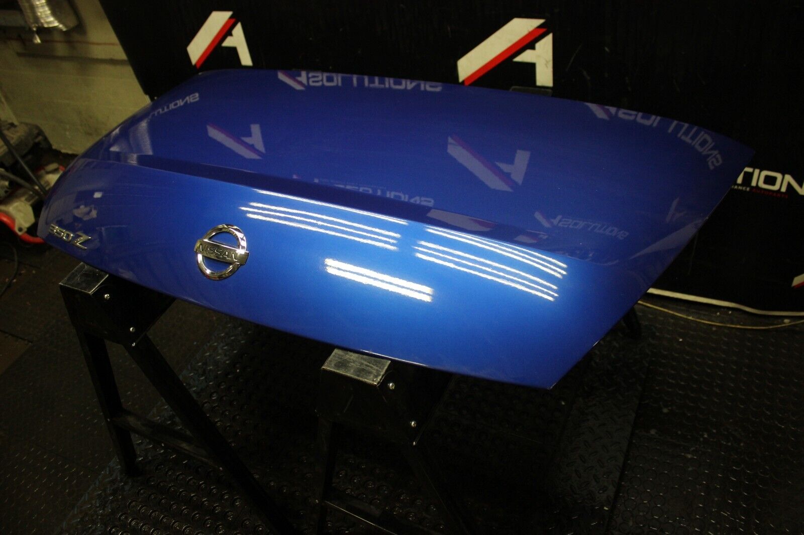 03-09 Nissan 350Z Convertible Trunk Lid Decklid Blue