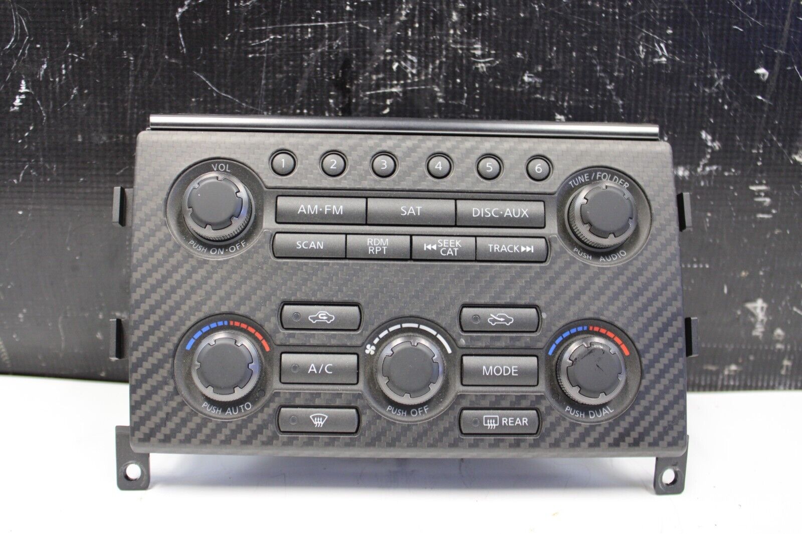2014 NISSAN GT-R GTR R35 VR38 OEM A/C RADIO CONTROL PANEL DBA