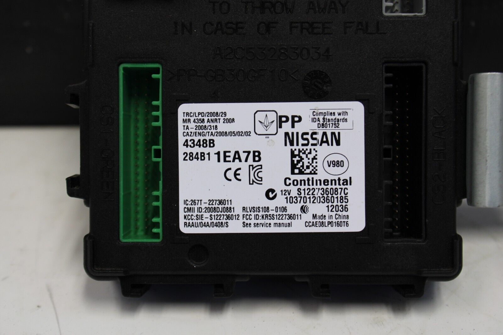 2013 NISSAN GTR R35 OEM VR38 IGNITION KEY SET IMMOBILIZER ECU COMPUTER