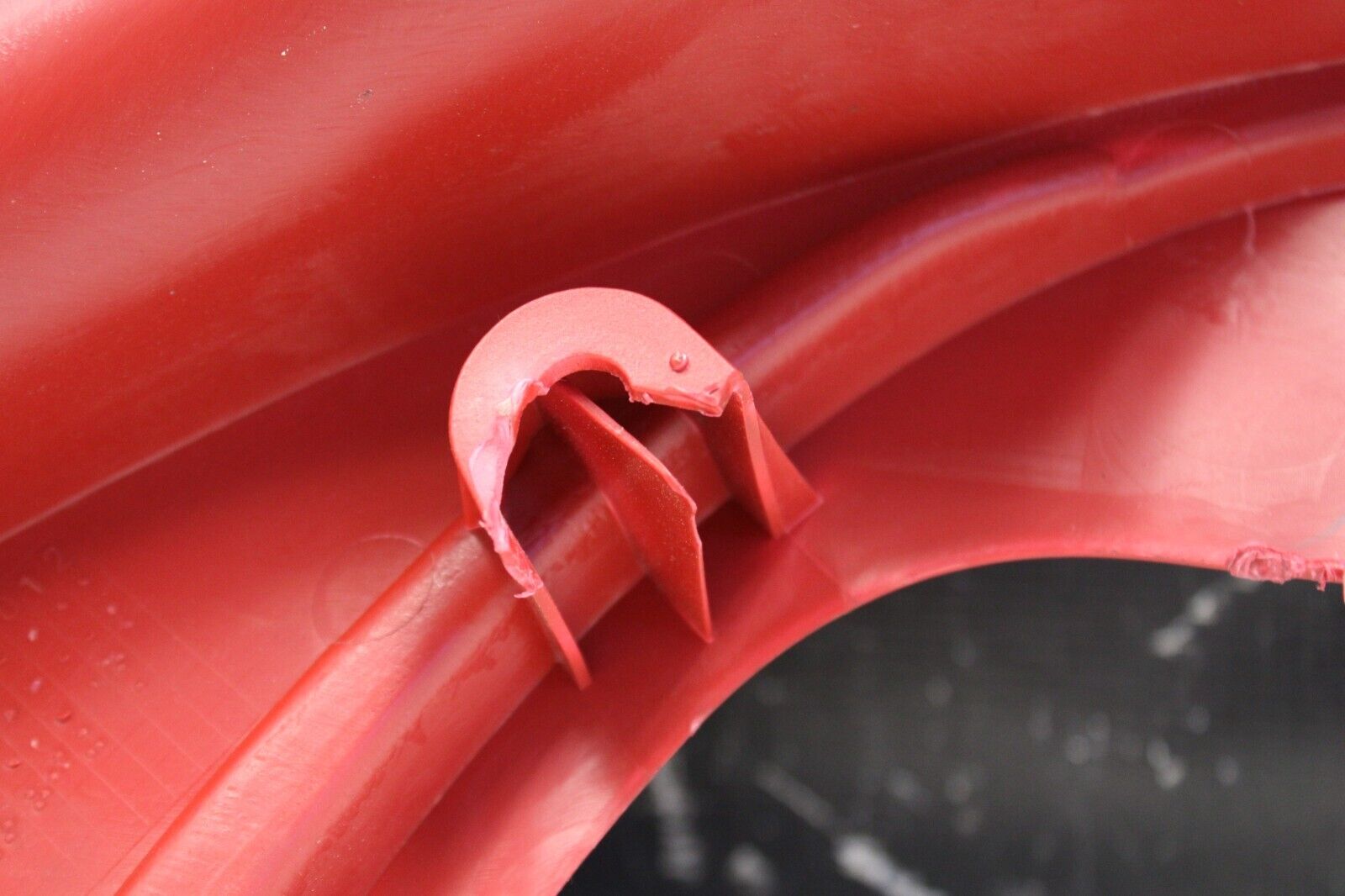 2000-2009 Honda S2000 Soft Top Right Side Interior Trim OEM RED