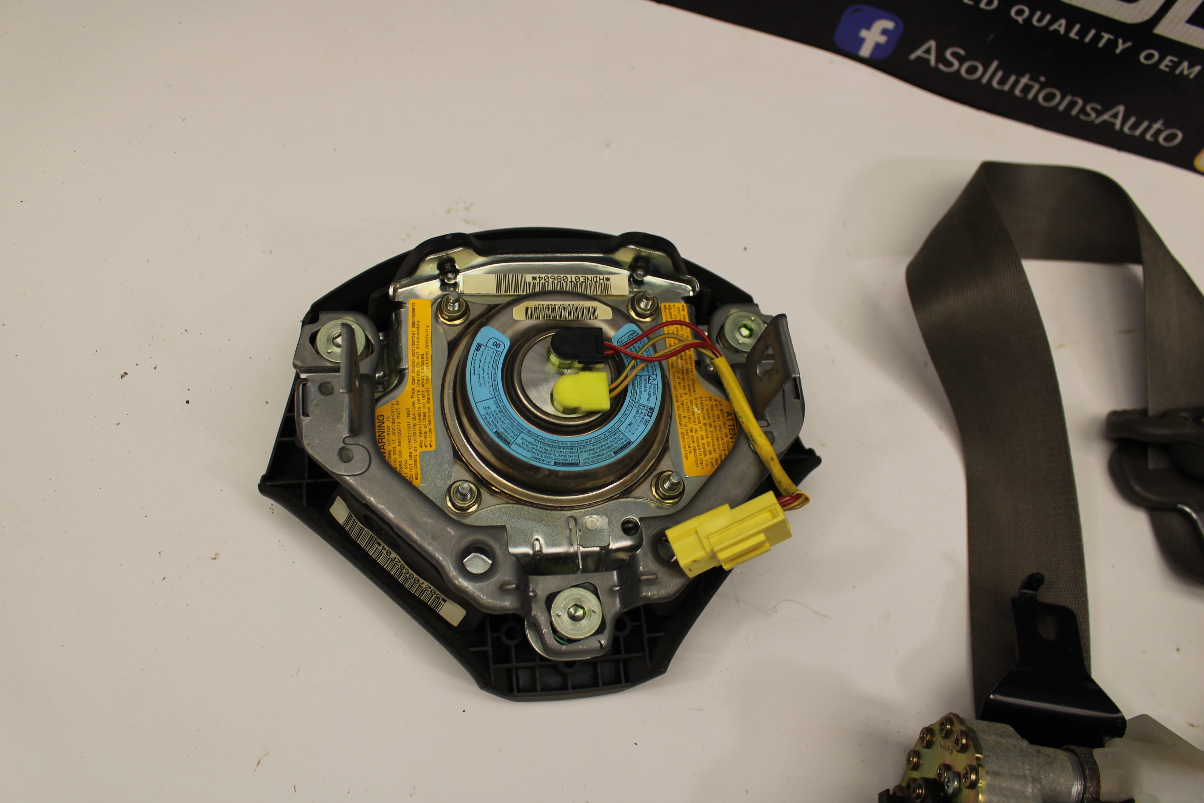 2002-2006 Acura RSX Full Airbag Seat Belt Set Driver Passenger