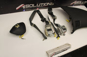 2006-2011 Honda Civic Coupe Full Airbag Seat Belt Set Driver Passenger