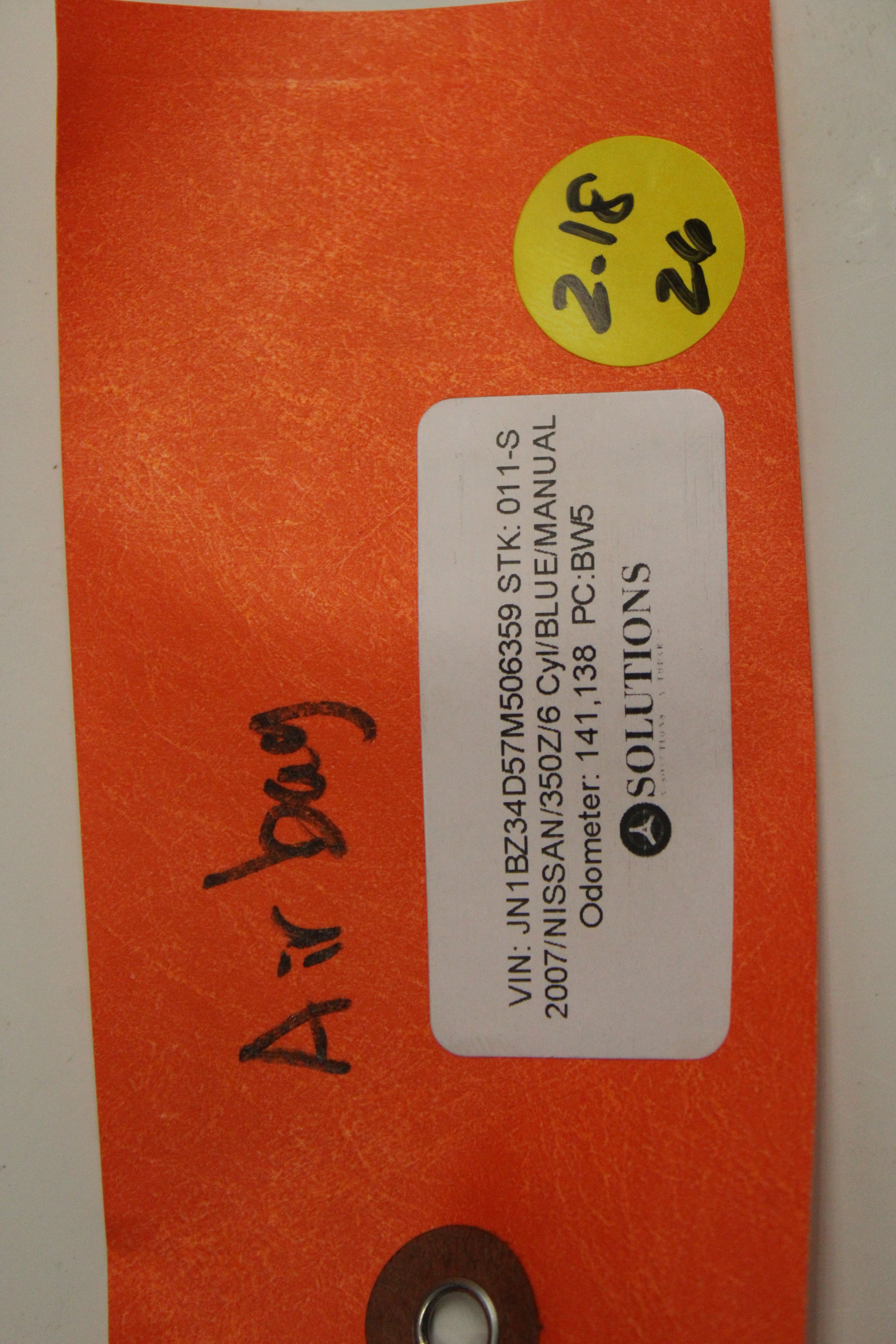 2003-2008 Nissan 350Z Steering Wheel Airbag Air Bag OEM