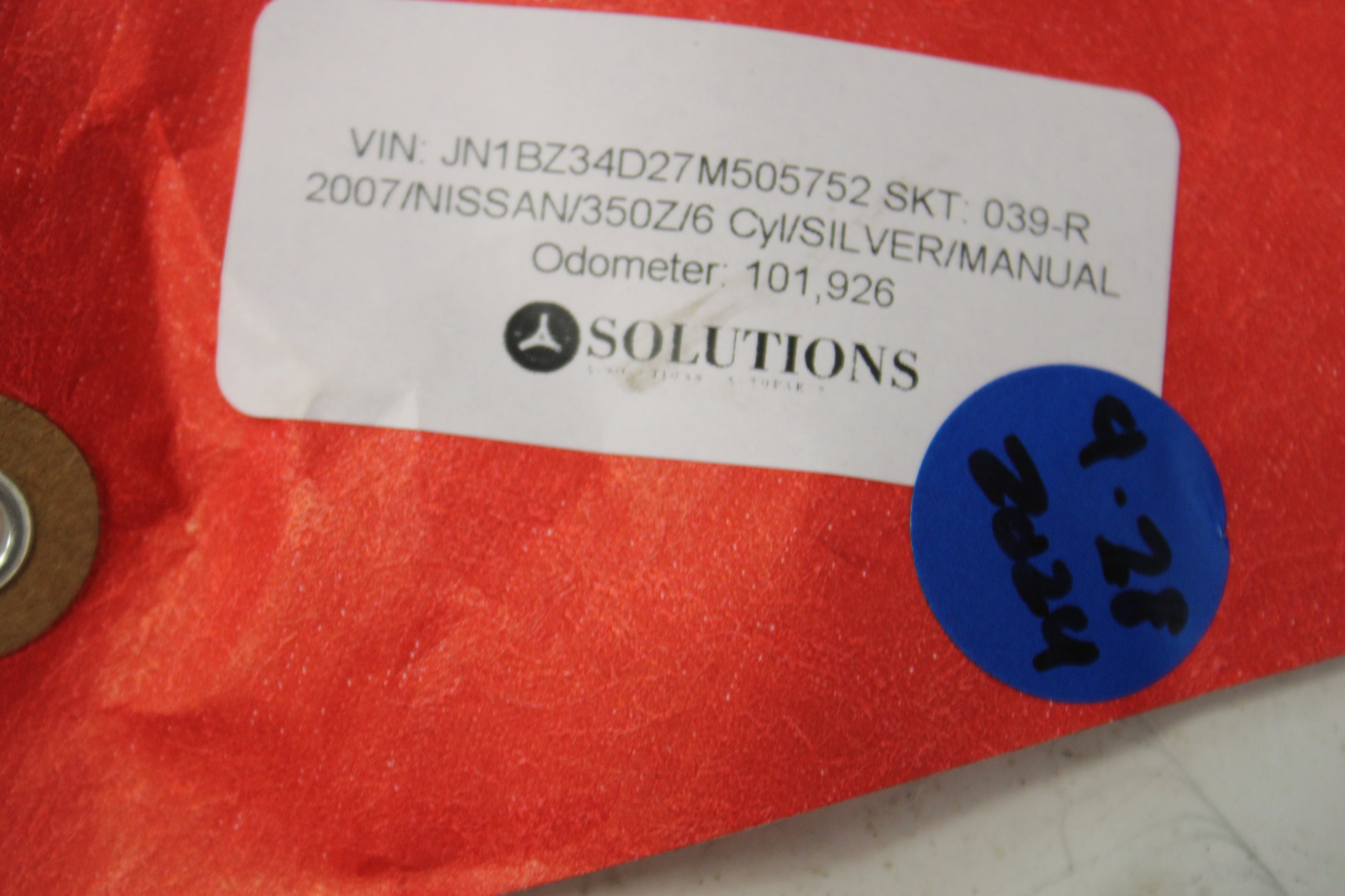 2003-2008 Nissan 350Z Steering Wheel Airbag Air Bag OEM