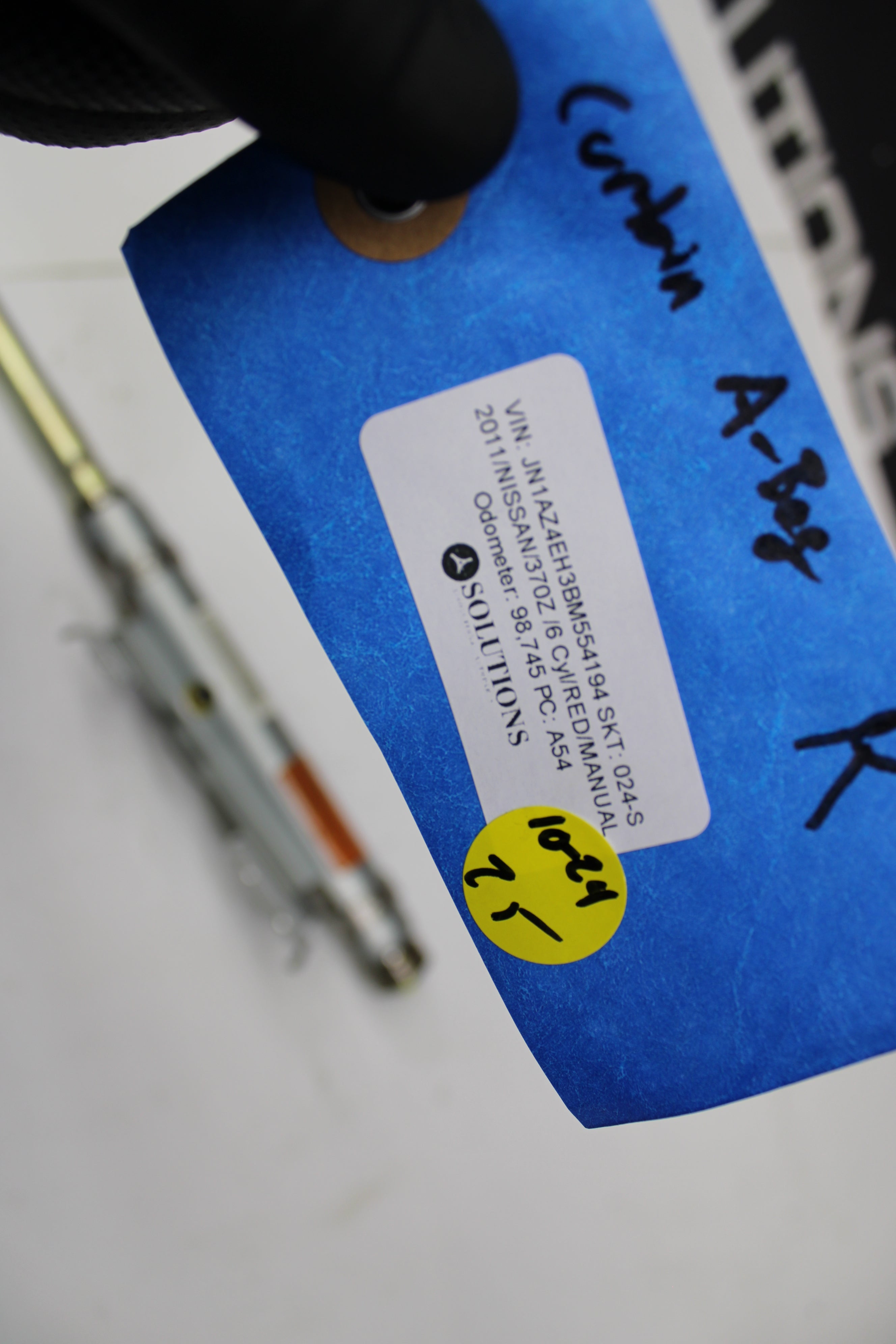 2009-2020 Nissan 370z Right Driver RH Roof Curtain Airbag OEM Genuine