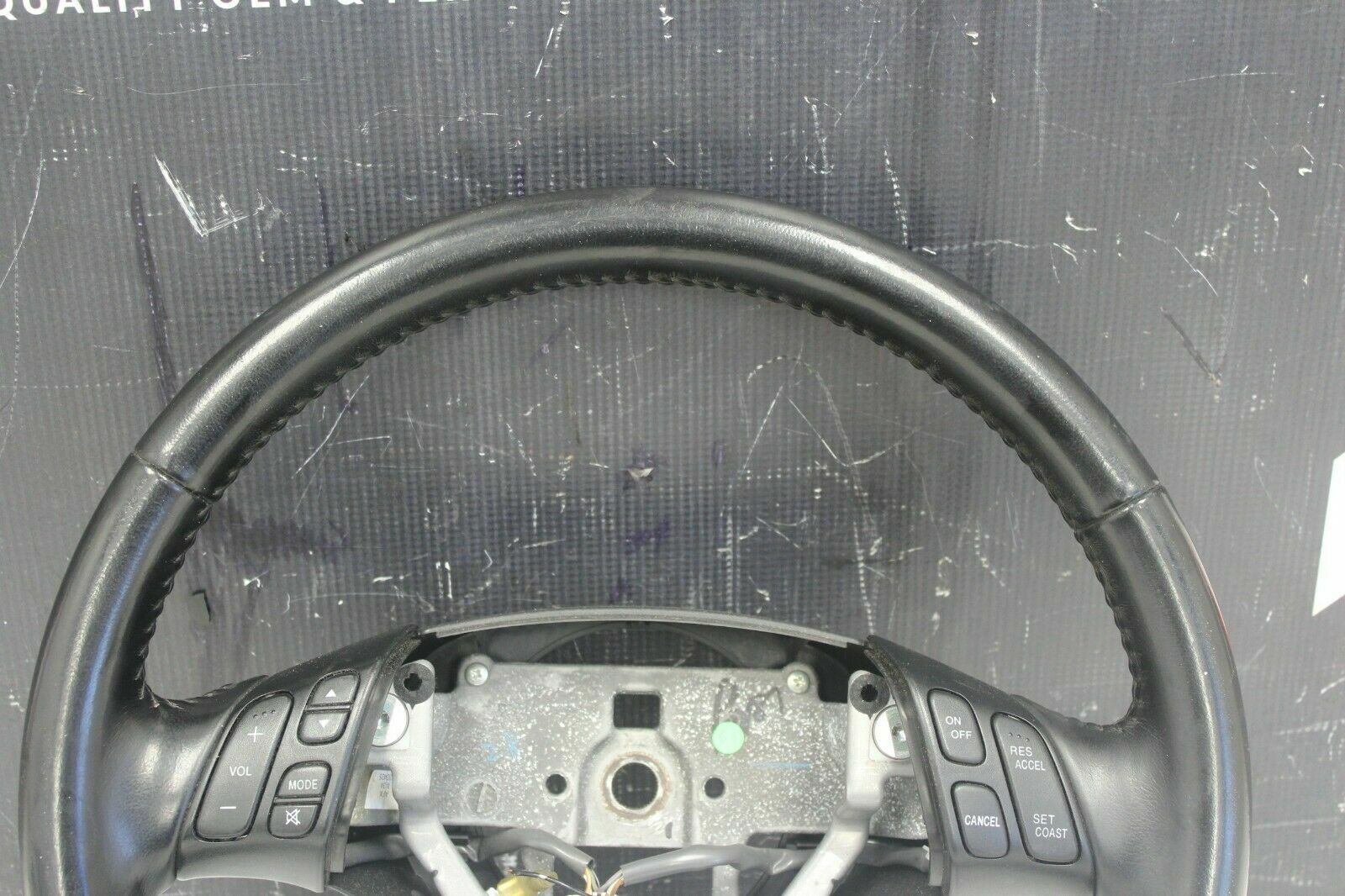 2006-2007 MAZDASPEED6 MAZDASPEED 6 MS6 OEM BLACK LEATHER STEERING WHEEL