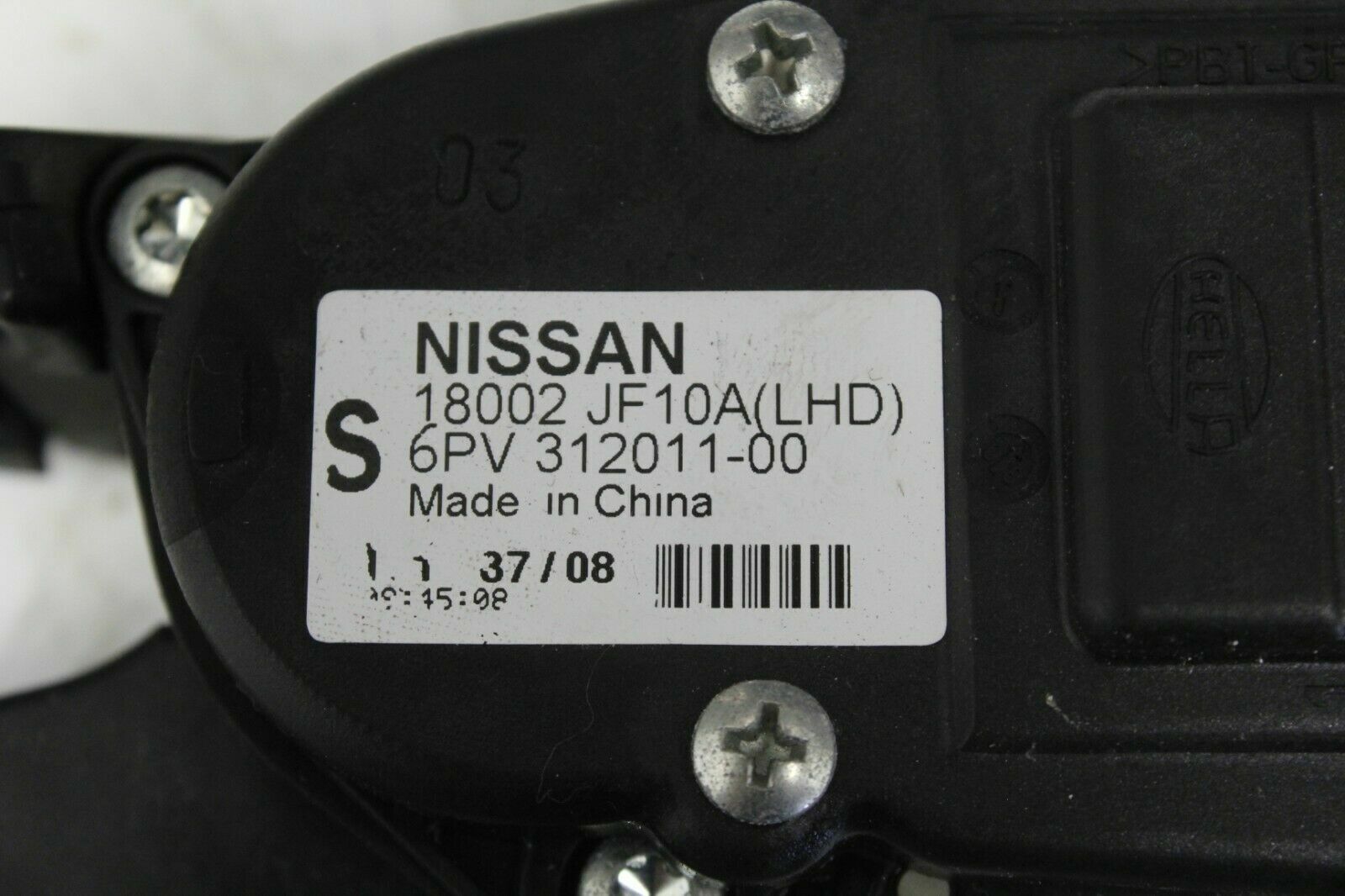 2009 NISSAN GT-R R35 VR38 3.8L AWD OEM DBW ACCELERATOR GAS PEDAL