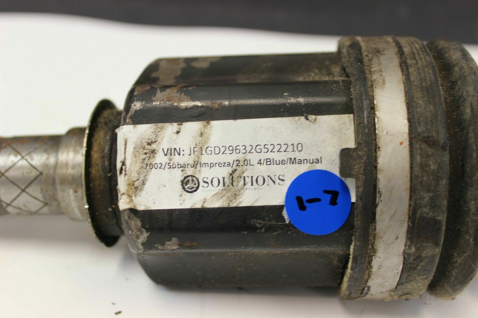2002 Subaru Impreza WRX Rear Left Driver axle shaft OEM