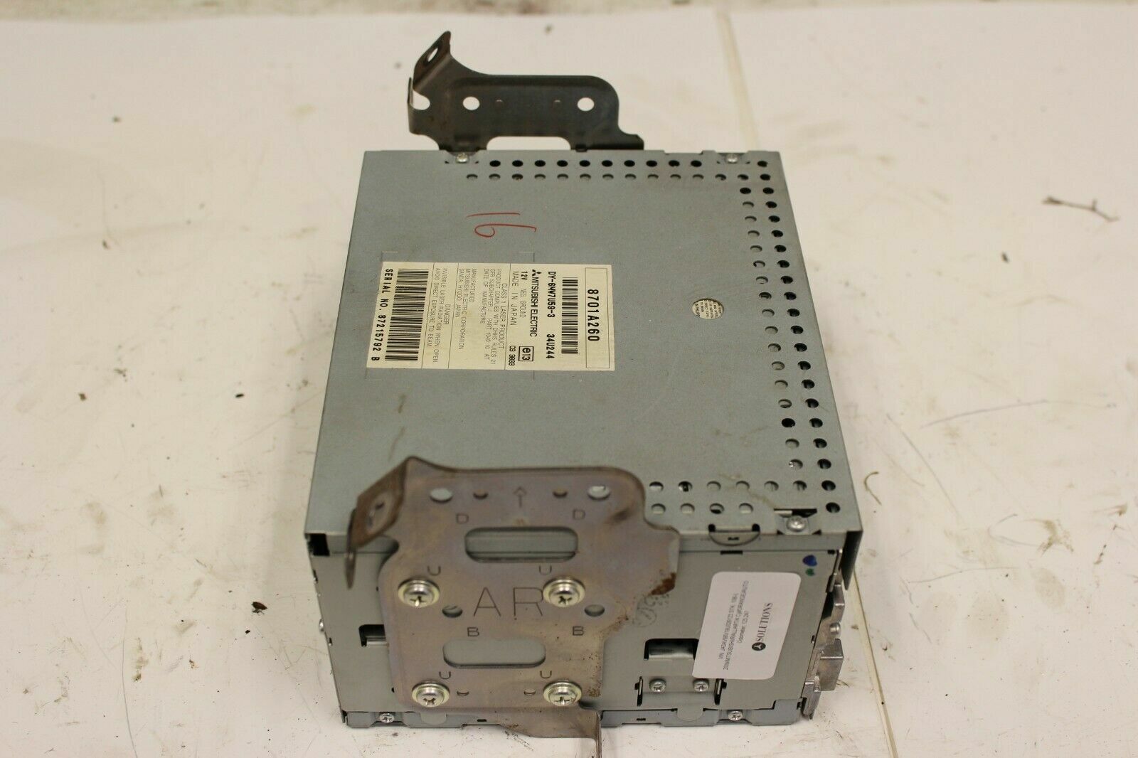 2010 MITSUBISHI LANCER RALLIART RADIO MP3 CD PLAYER 8701A260  OEM